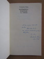 Constantin Noica - Sentimentul romanesc al fiintei (cu autograful autorului)
