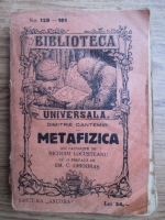 Dimitrie Cantemir - Metafizica