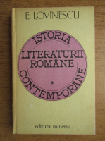 Eugen Lovinescu - Istoria literaturii romane contemporane (volumul 1)