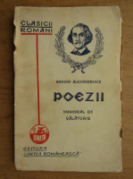 Grigore Alexandrescu - Poezii (1937)