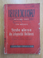 Ion Neculce - Texte alese din Letopisetul Moldovei