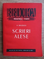Nicolae Balcescu - Scrieri alese