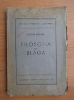 Ovidiu Drimba - Filosofia lui Blaga (1944)