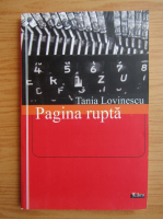 Tania Lovinescu - Pagina rupta