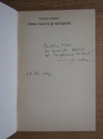 Vasile Andru - India vazuta si nevazuta (cu autograful autorului)